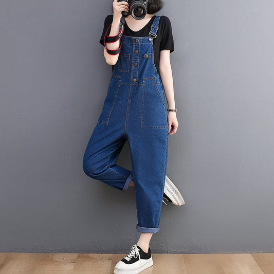 Jeans Latzhose Damen Stretch