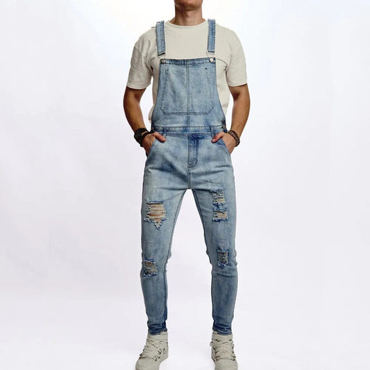 Jeans Latzhose Herren Stretch
