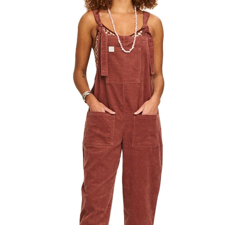 Braune Latzhose Damen