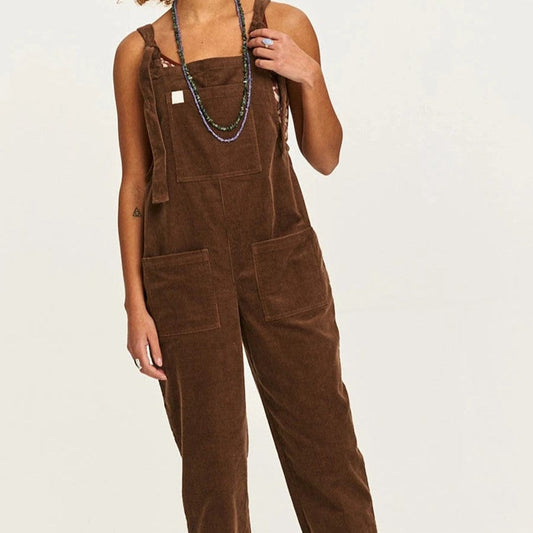 Braune Latzhose Damen