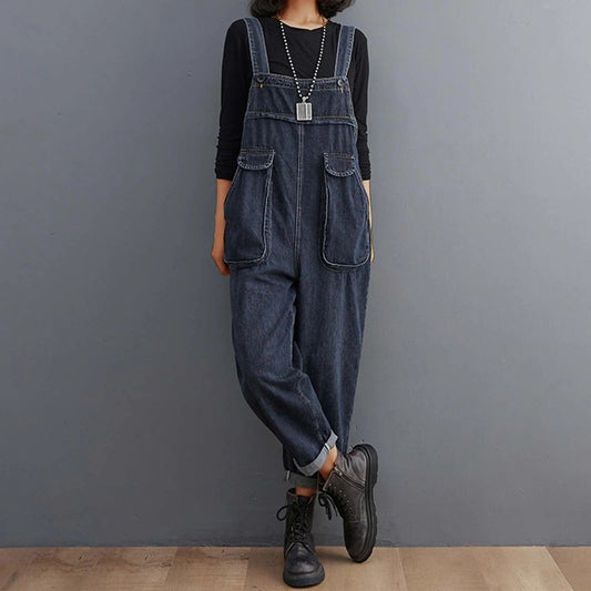 Jeans Latzhose Damen Kombinieren