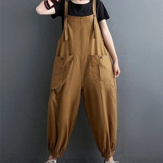 Jeans Latzhose Damen Oversize