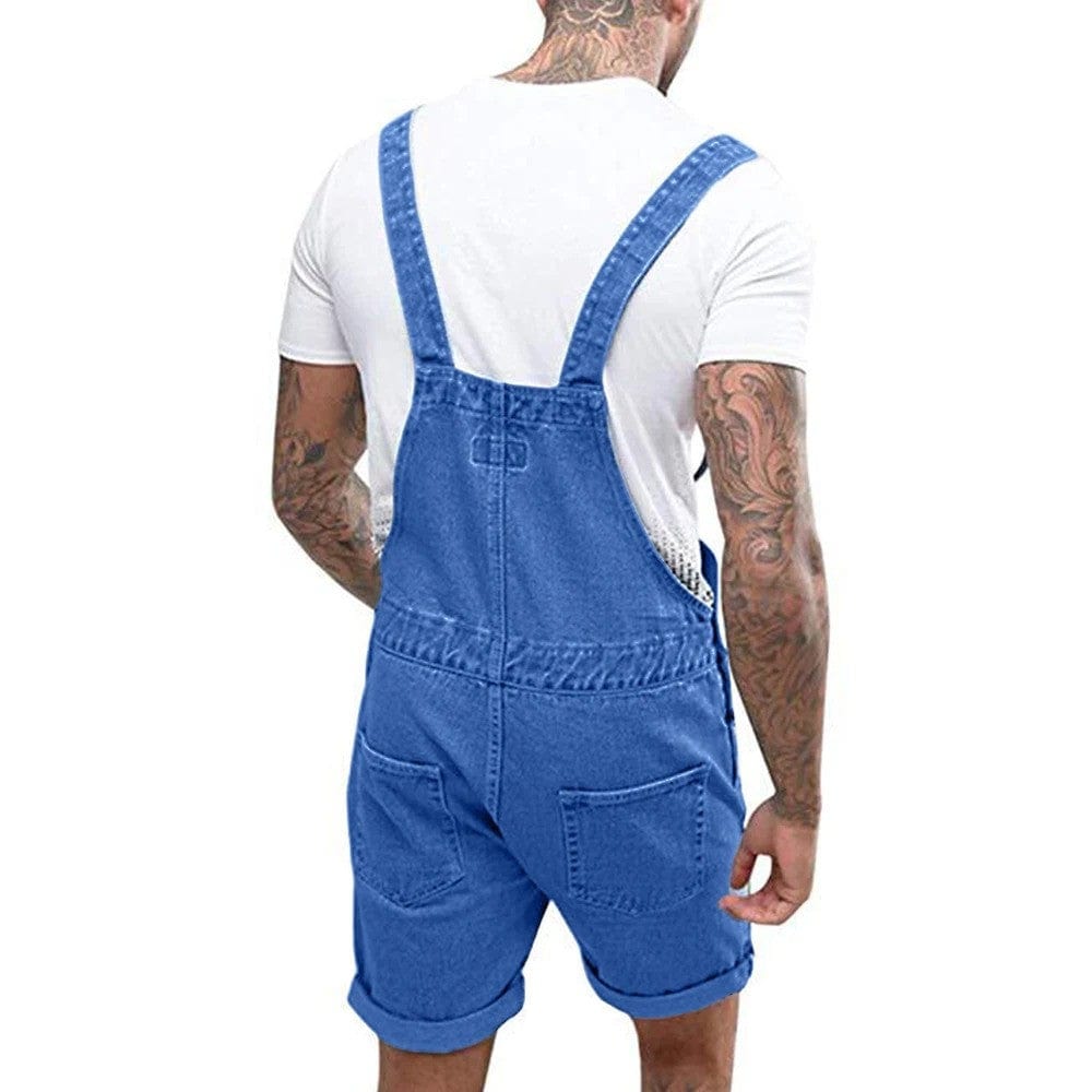 Jeans Latzhose Herren Kurz