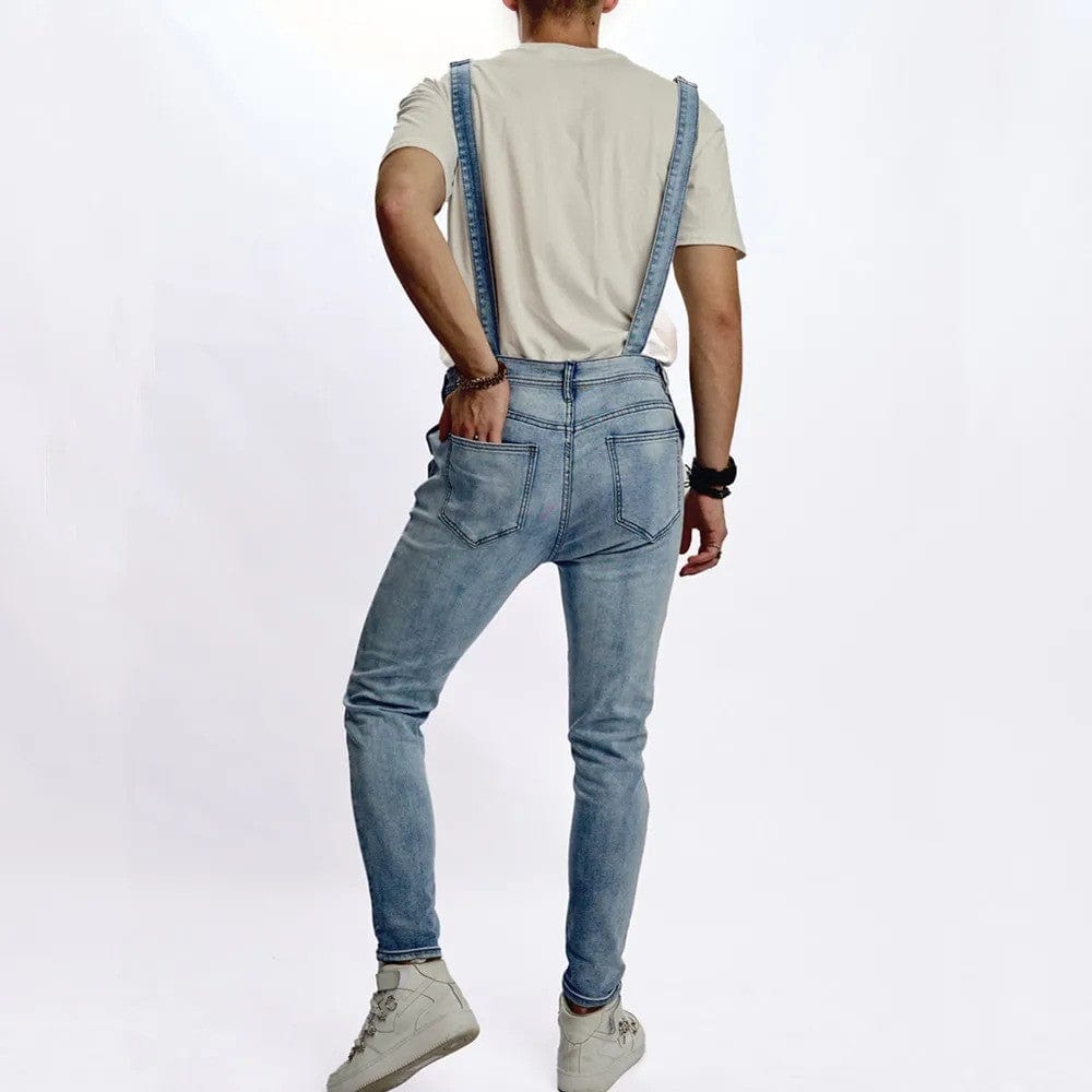 Jeans Latzhose Herren Stretch