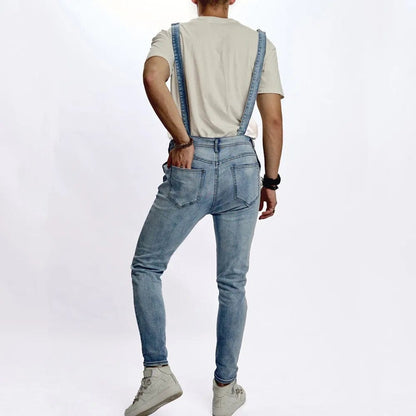Jeans Latzhose Herren Stretch