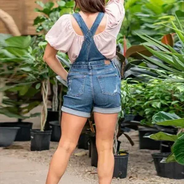 Kurze Latzhose Damen Kombinieren