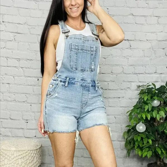 Kurze Latzhose Damen Kombinieren