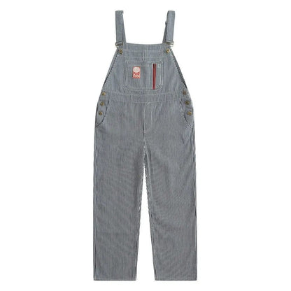 Latzhose Damen Gestreift