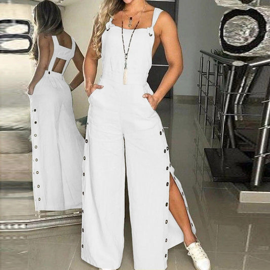 Latzhose Damen Leinen