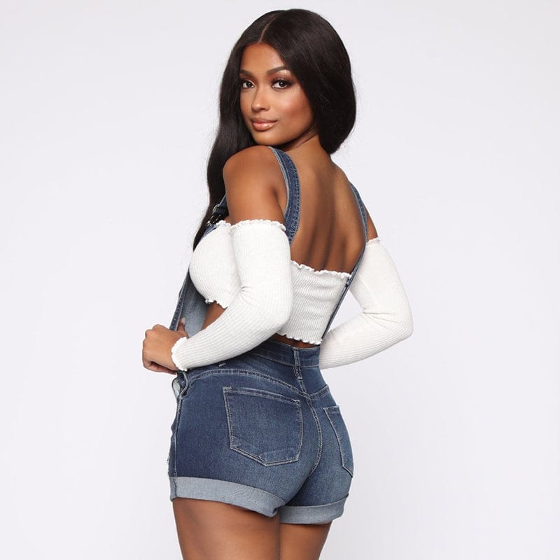 Latzhose Damen mit Löchern