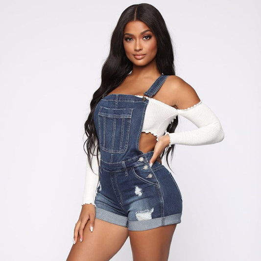 Latzhose Damen mit Löchern