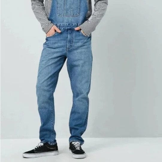 Latzhose Herren Blau Jeans