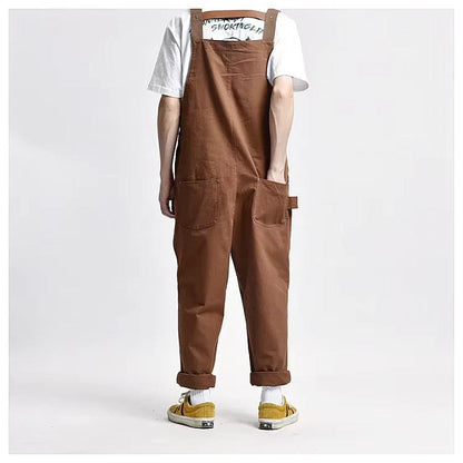 Latzhose Herren Braun