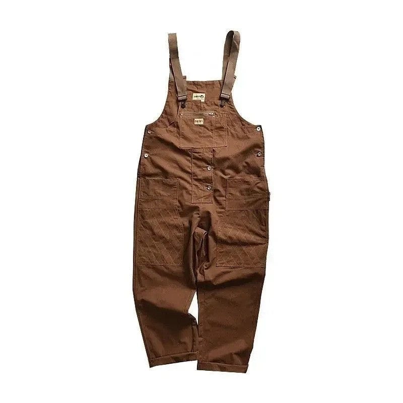 Latzhose Herren Braun