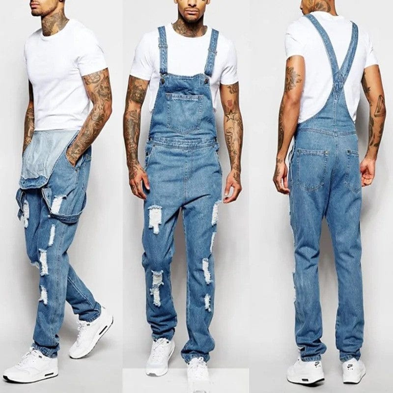 Latzhose Jeans Herren Slim Fit
