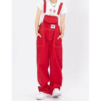 Latzhose Rot