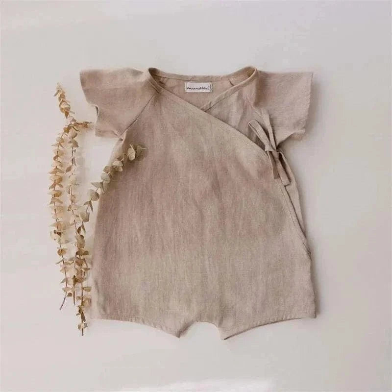 Leinen Latzhose Baby