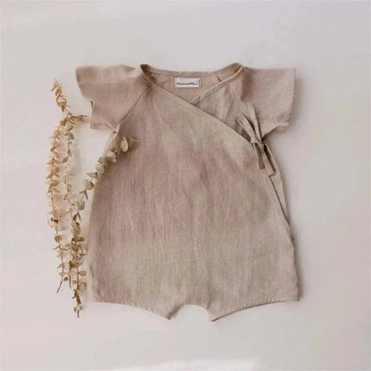 Leinen Latzhose Baby