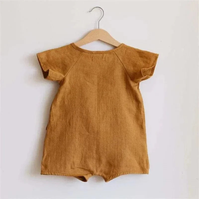 Leinen Latzhose Baby