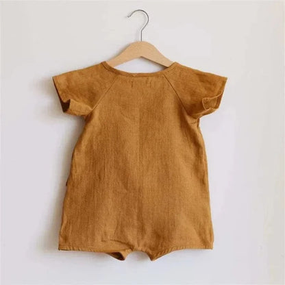 Leinen Latzhose Baby
