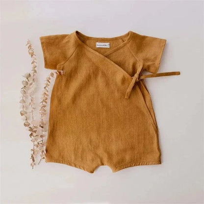 Leinen Latzhose Baby