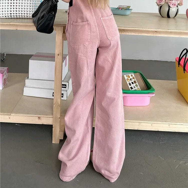 Pinke Latzhose