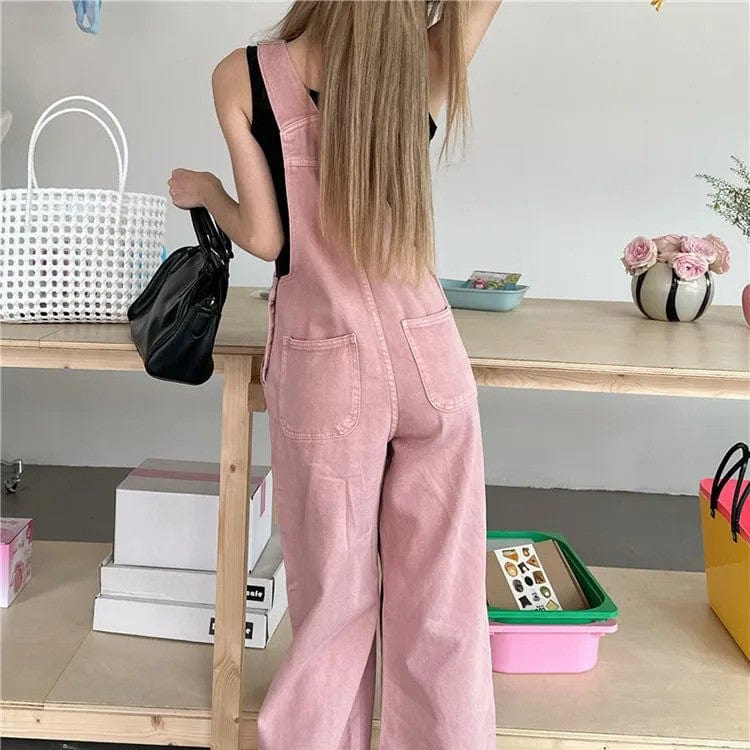 Pinke Latzhose