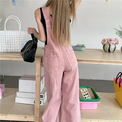 Pinke Latzhose