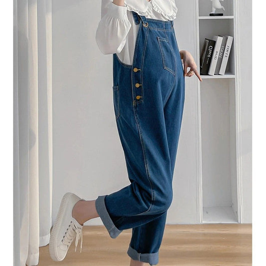 Schwangerschafts Latzhose Jeans